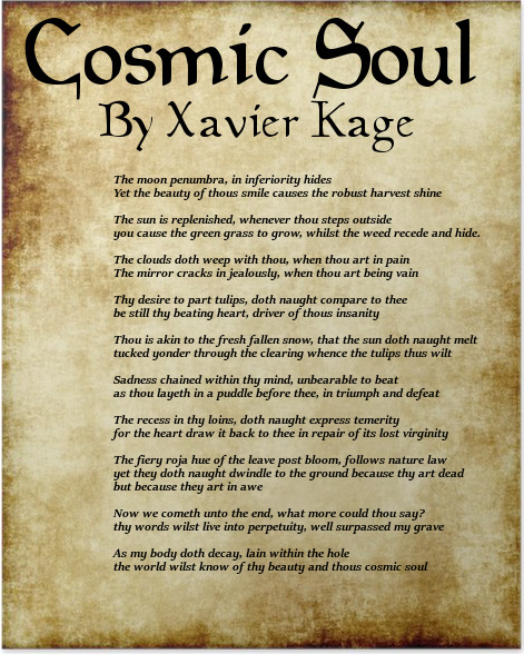 Full Poem Cosmic Soul